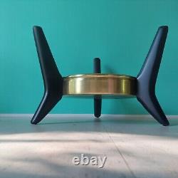 Vintage Tripod Sculptured Wood Modern Planter Table mcm design adrian pearsall