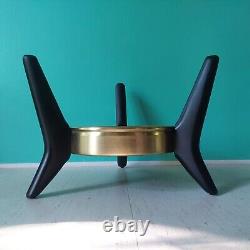 Vintage Tripod Sculptured Wood Modern Planter Table mcm design adrian pearsall