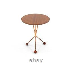 Vintage Tripod Side Table by Albert Larsson. 1960. MCM. Free Shipping