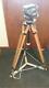 Vintage Vinten Wooden Tripod With O'connor 50 Fluid Head And Case