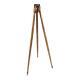 Vintage Wood Tripod Heavy Carved Wooden 4' Light Stand Rustic Transit Industrial