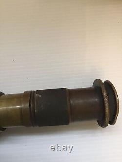 Vintage WW1 Roland & Son 1917 Brass Gunsight With Houghtons 1915 Wooden Tripod