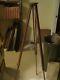 Vintage Wood & Brass Tripod-unmarked - Circa Late 1800's Or Early 1900's