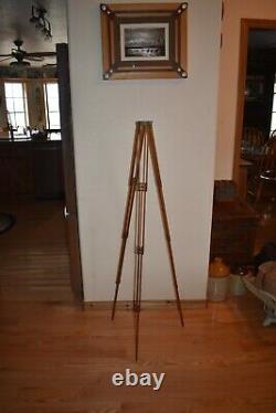 Vintage Wood Camera Tripod