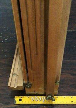 Vintage Wood Easel Grumbacher #286 France Plein Air Travel Wood Tin Lined