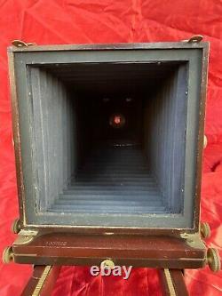 Vintage Wood Eastman 5x7 View Camera No. 2-D with Tripod & Case