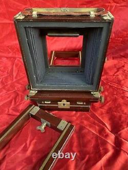Vintage Wood Eastman 5x7 View Camera No. 2-D with Tripod & Case