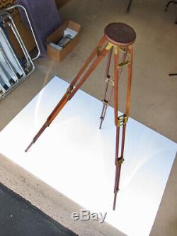 Vintage Wood Folmer Graflex Crown Tripod No. 1