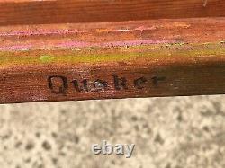 Vintage Wood Quaker Tripod Painters Easel 58 When Standing