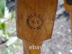 Vintage Wood Surveying Tri Pod 51 Keuffel & Esser Co NY. USA Fast Shipping