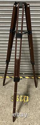 Vintage Wood Tripod, Adjustable