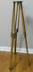 Vintage Wood And Brass Rochester Optical Camera Tripod
