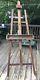 Vintage Wood Art Easel Painting Large Standing Easel Primitive Tripod