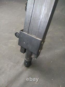 Vintage Wooden Camera Tripod Black 49 Extended