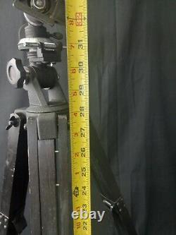 Vintage Wooden Camera Tripod Black 49 Extended