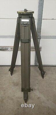 Vintage Wooden Military Surveyor Tripod