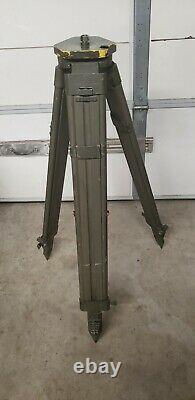 Vintage Wooden Military Surveyor Tripod