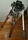 Vintage Wooden Miller Tripod With Miller Head For 16 Mm Motion Picture Camera