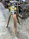Vintage Wooden Surveyor Tripod