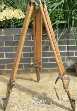 Vintage Wooden Surveyors Tripod