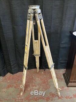 Vintage Wooden Surveyors Tripod