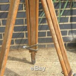 Vintage Wooden Surveyors Tripod