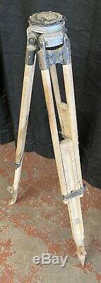 Vintage Wooden Surveyors Tripod