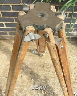 Vintage Wooden Surveyors Tripod