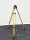 Vintage Wooden Transit Tripod Stand For Theodolite Surveying Good Condition