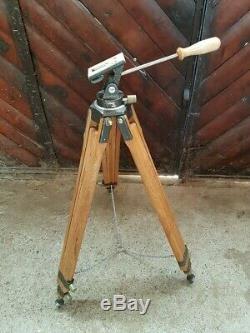Vintage Wooden Tripod Berlebach Mulda Made in Germany Wood Stand Tripod