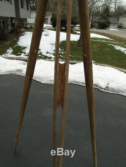 Vintage Wooden Tripod / Camera / Surveyors 60 inches Long Used