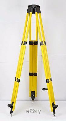 Vintage Wooden Tripod Industrial Theodolite Level Stand 20-30 years old