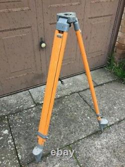 Vintage Wooden Tripod Stand For Lamp Conversion