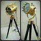 Vintage Designer Floor Antique Lamp Search Light With Tripod Stand Home Decorative