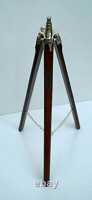 Vintage floor wooden tripod for Shade Lamp spot light home & office decor gift