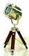 Vintage Style Lamp Floor Spot Light Maritime Home Decor With Wooden Tripod Stand