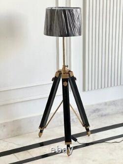 Vintage style wooden Tripod Floor Lamp modern luxury style floor lamp Decor