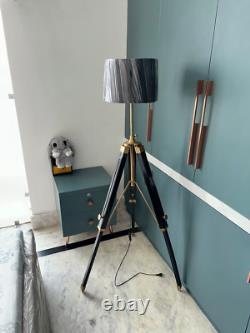 Vintage style wooden Tripod Floor Lamp modern luxury style floor lamp Decor