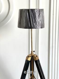 Vintage style wooden Tripod Floor Lamp modern luxury style floor lamp Decor