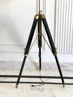 Vintage style wooden tripod floor lamp modern luxury style floor lamp Décor Det