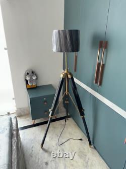 Vintage style wooden tripod floor lamp modern luxury style floor lamp Décor Mea