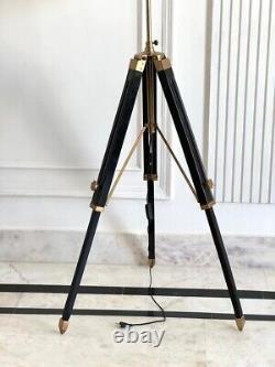 Vintage style wooden tripod floor lamp modern luxury style floor lamp Décor Mea