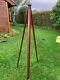 Vintage Wood And Brass Antique Surveyors Engineers Tripod Very Simple Stylish Tr