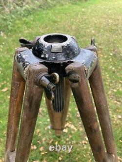 Vintage wooden Theodolite tripod