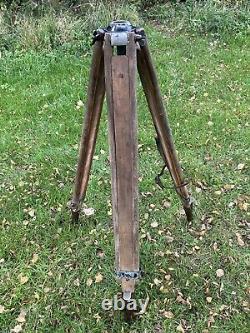 Vintage wooden Theodolite tripod