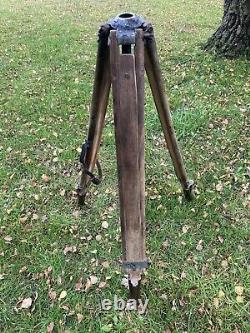 Vintage wooden Theodolite tripod