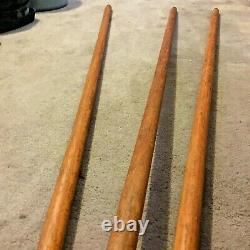 Vintage wooden surveyor tripod metal feet stakes transit décor rustic repurpose