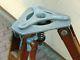 Vintage Wooden Tripod 99-151cm, Theodolite Loft, Leveling Equipment, Lamp