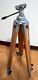 Vintage Wooden Tripod Big And Solid. About 158 Cm. Works Very Well