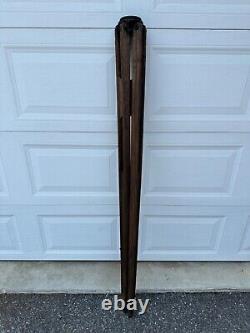 Vtg. Warren-Knight Instruments Sight Level Transit Tripod Fixed Wooden Leg Mount